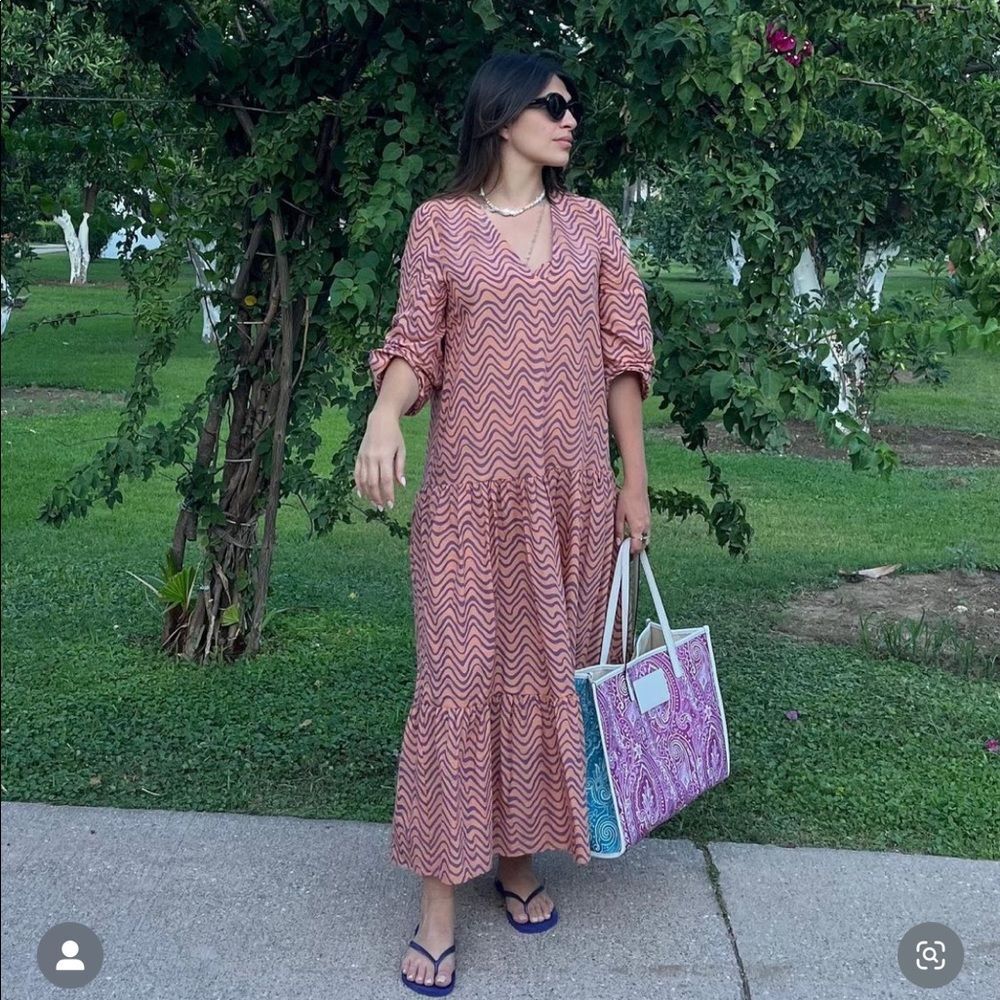 ZARA PRINTED MIDI DRESS - Picture 3 of 16